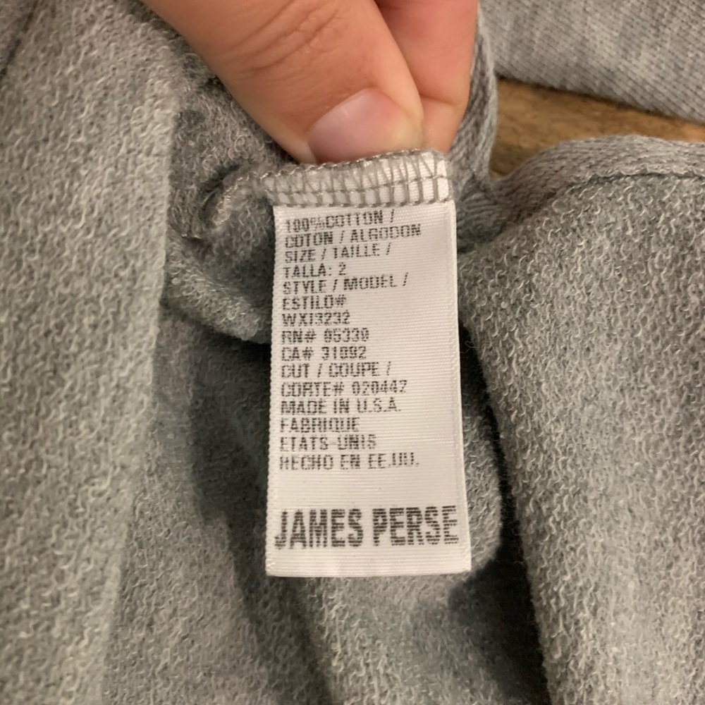 James Perse sweatshirt 2 (M) - Picture 7 of 8
